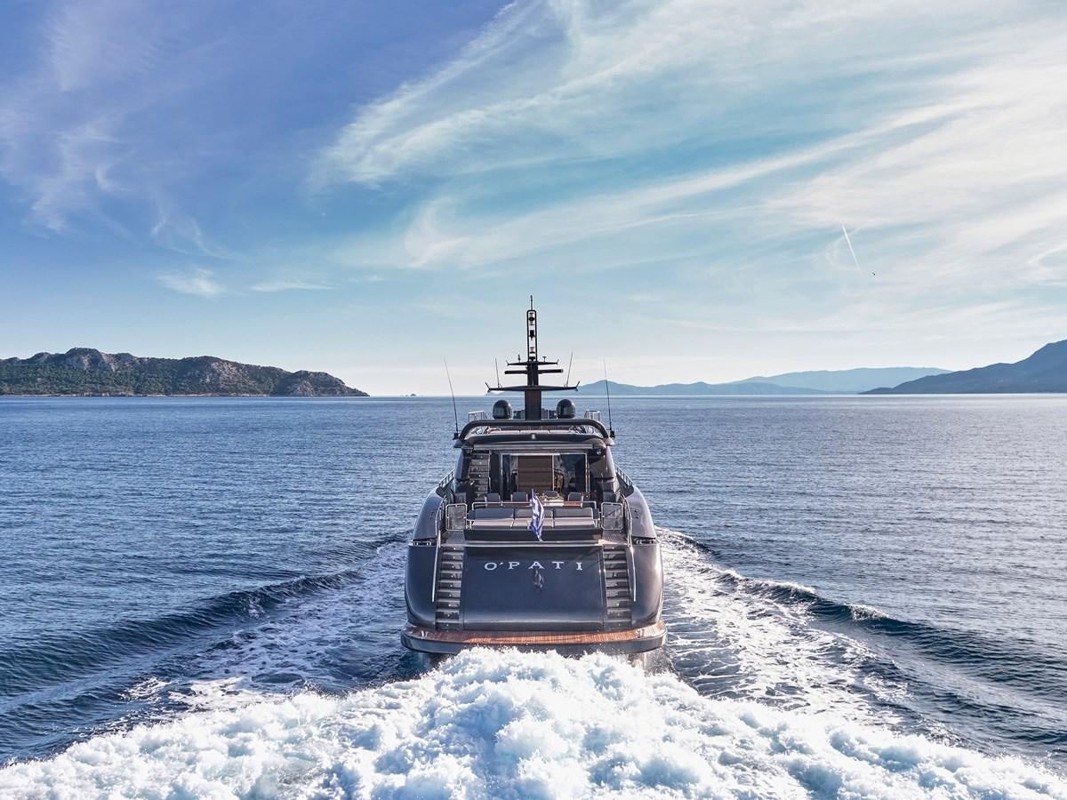 a boat in the water aboard O'PATI Yacht for Sale