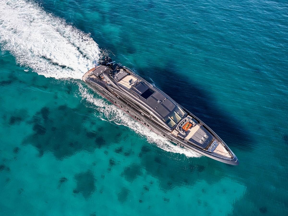 a submarine in the water aboard O'PATI Yacht for Sale