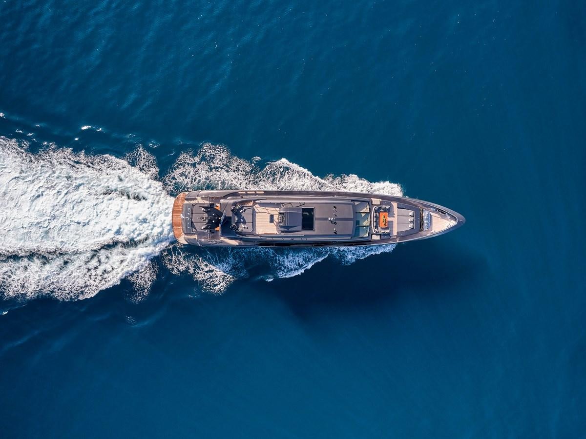 a boat in the water aboard O'PATI Yacht for Sale