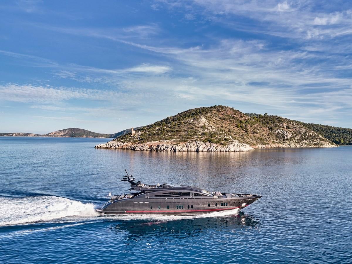 a boat on the water aboard O'PATI Yacht for Sale