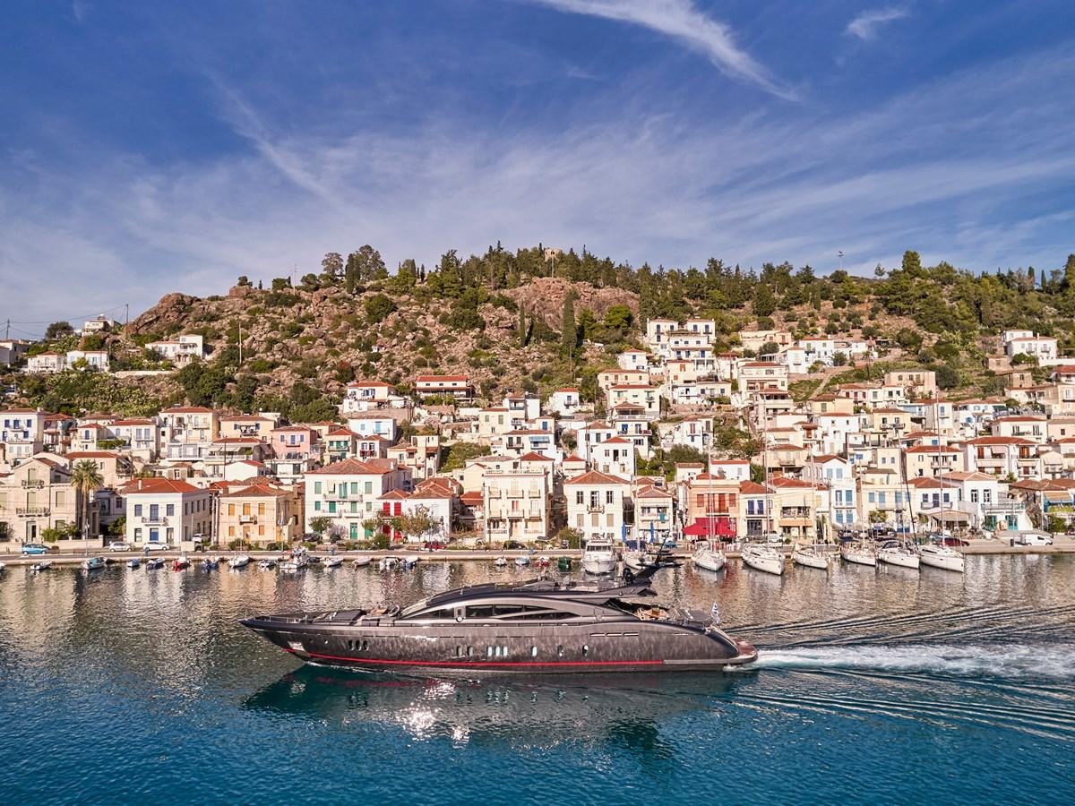 a boat on the water aboard O'PATI Yacht for Sale
