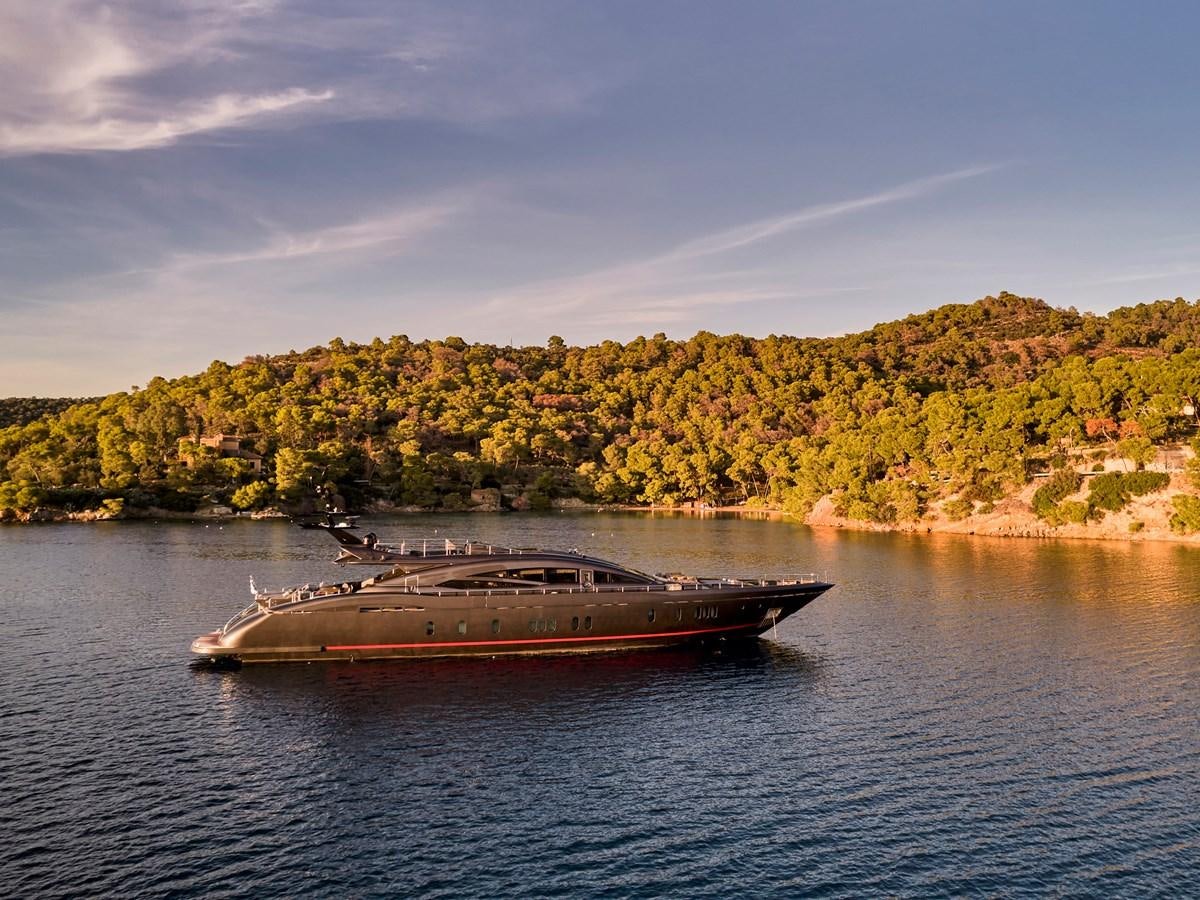 a boat on the water aboard O'PATI Yacht for Sale