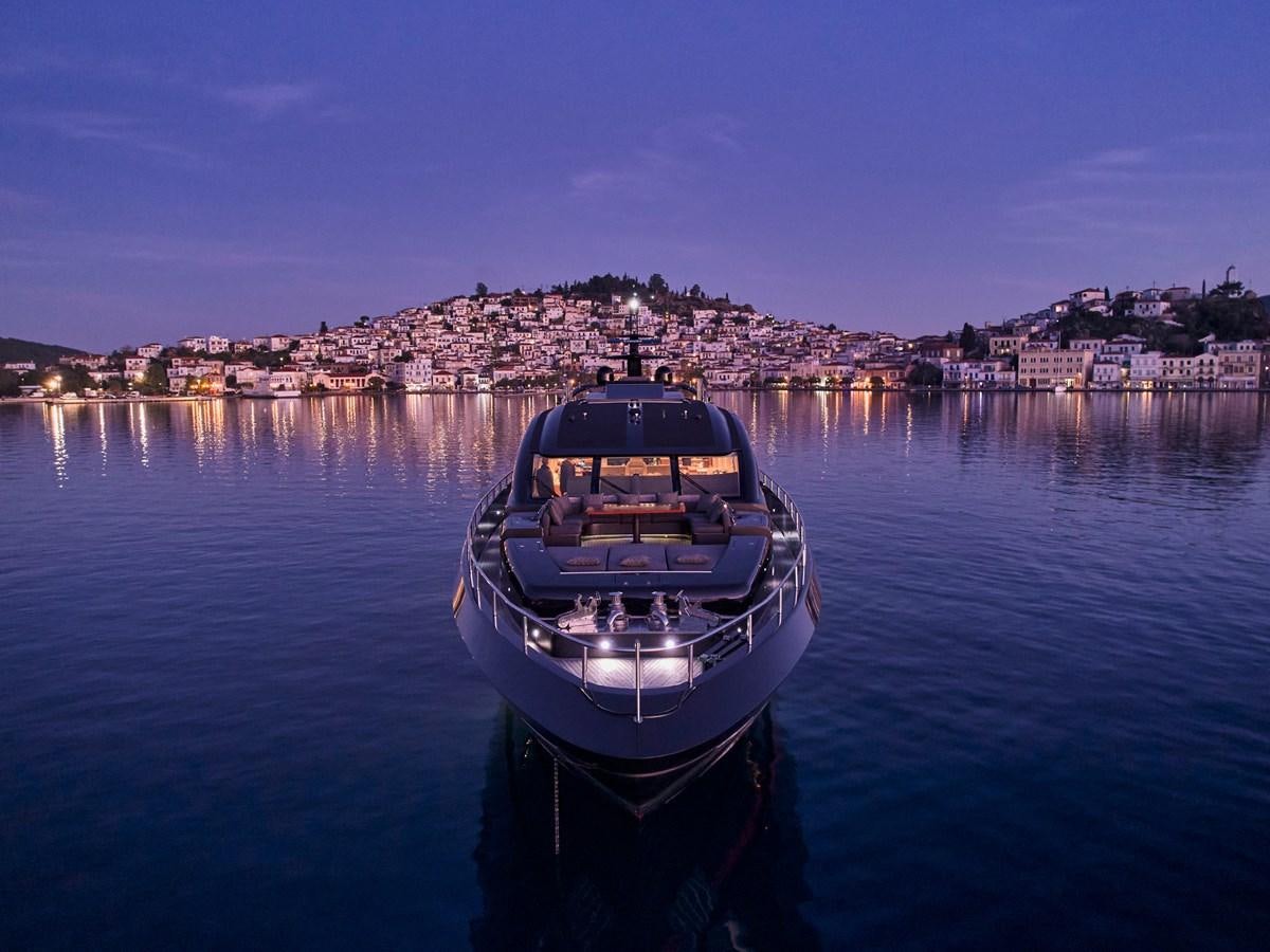 a boat on the water aboard O'PATI Yacht for Sale
