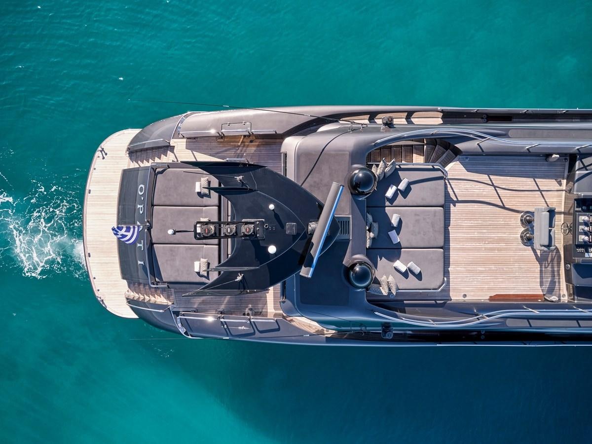 a space ship in outer space aboard O'PATI Yacht for Sale