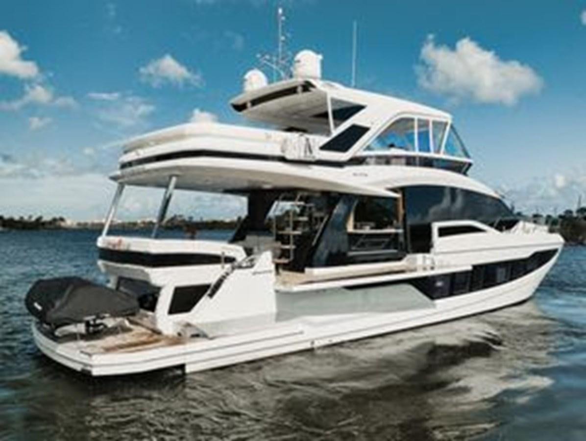 a boat on the water aboard JUST IN TIME Yacht for Sale