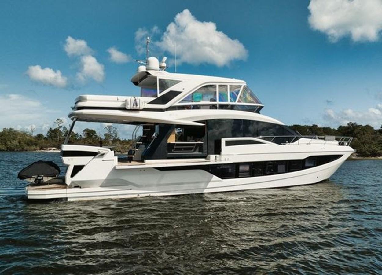 a boat on the water aboard JUST IN TIME Yacht for Sale