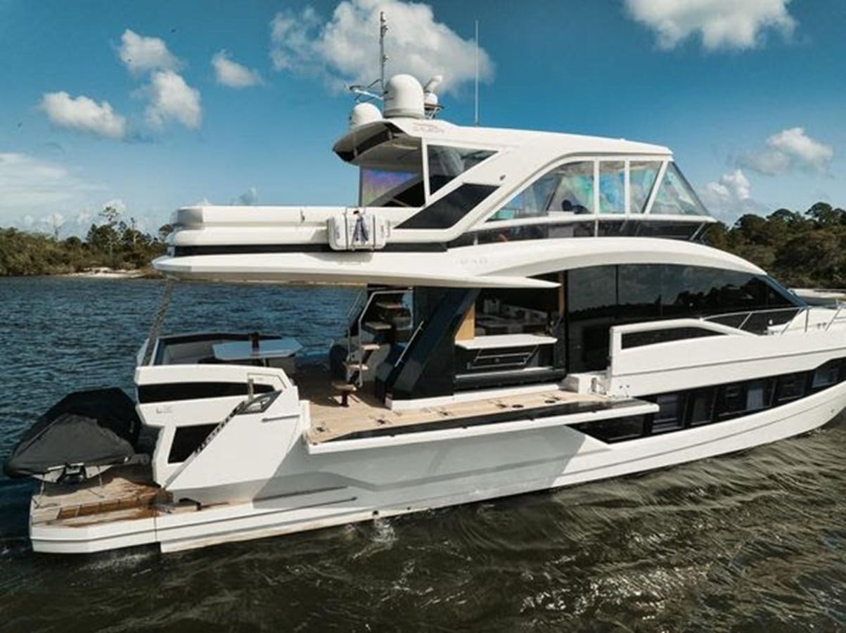 a boat on the water aboard JUST IN TIME Yacht for Sale