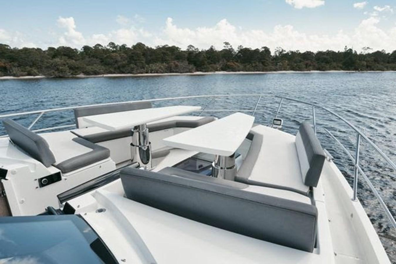 a boat on the water aboard JUST IN TIME Yacht for Sale