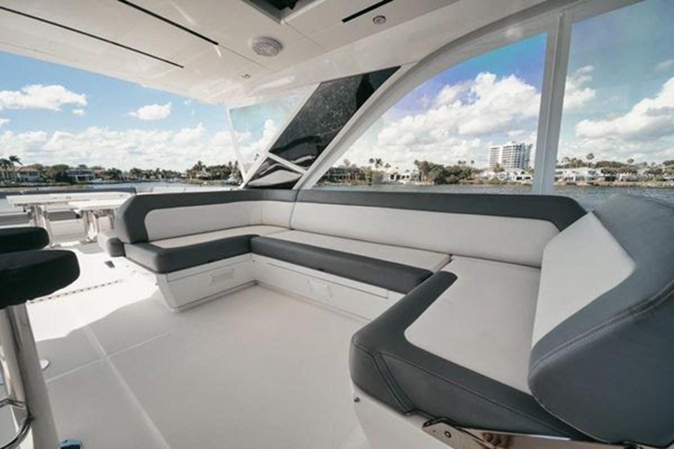 inside of a boat aboard JUST IN TIME Yacht for Sale