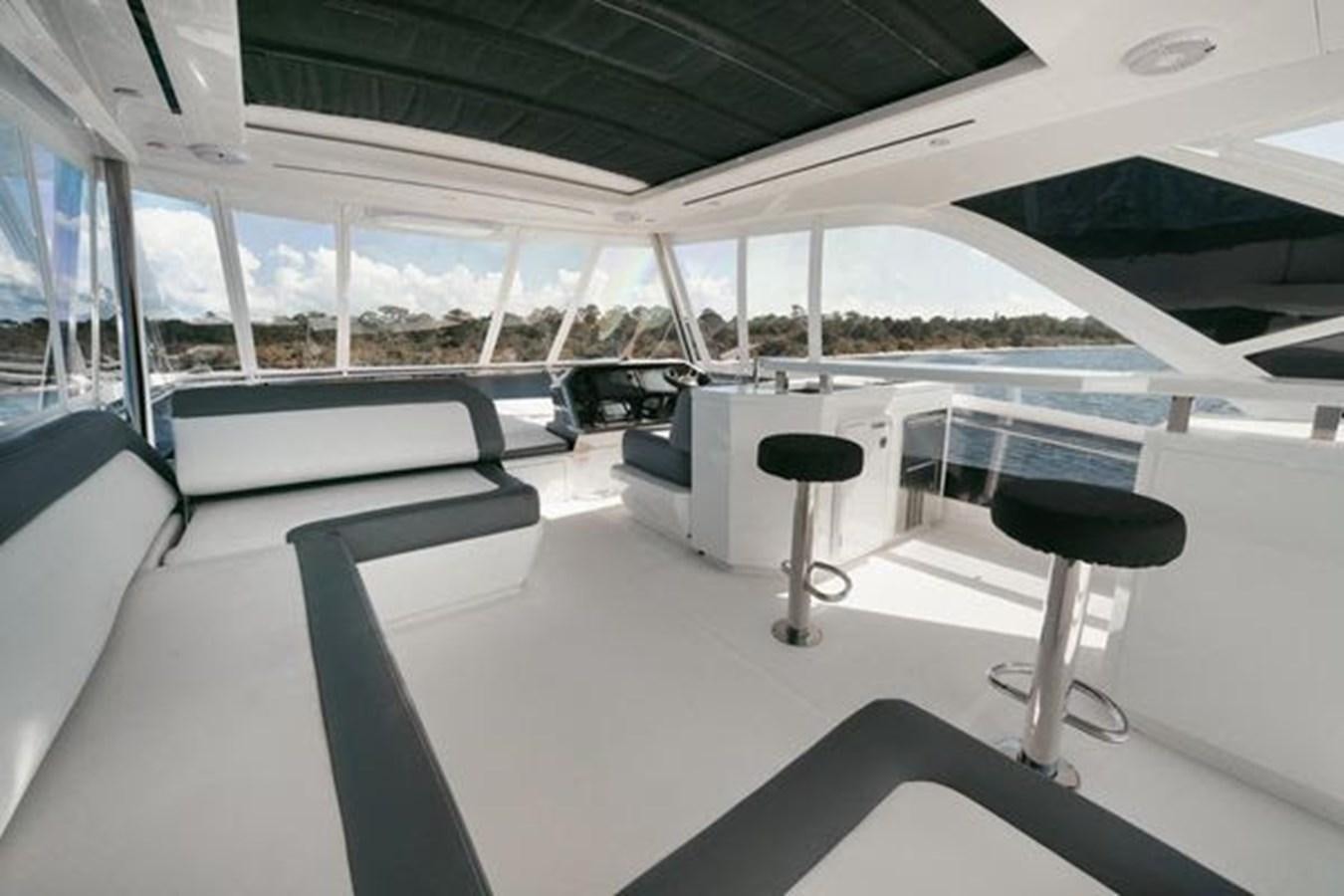 inside view of a room aboard JUST IN TIME Yacht for Sale