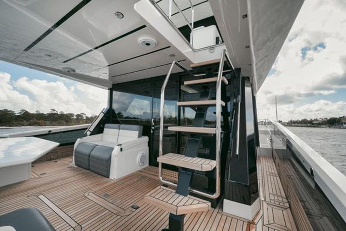 a boat on the water aboard JUST IN TIME Yacht for Sale