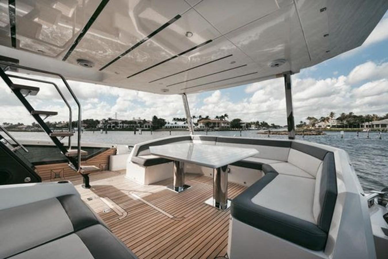 a boat on the water aboard JUST IN TIME Yacht for Sale