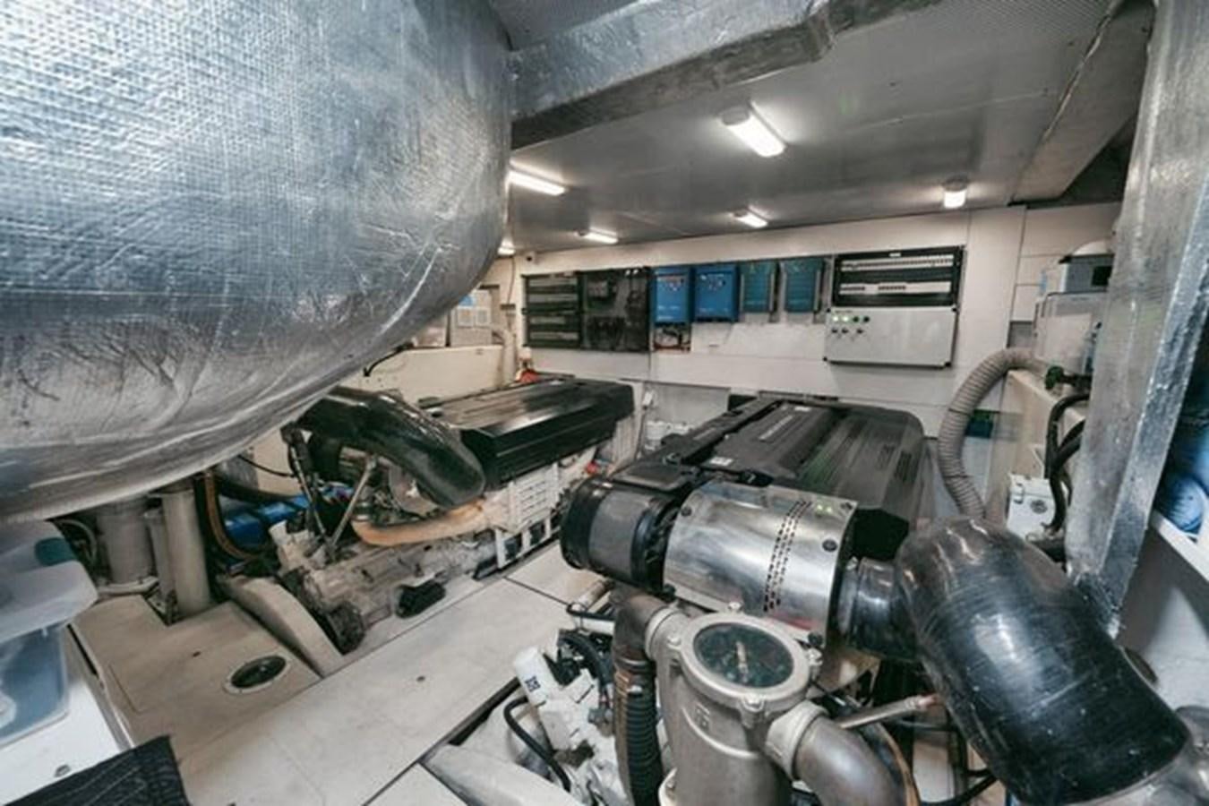 a machine in a room aboard JUST IN TIME Yacht for Sale