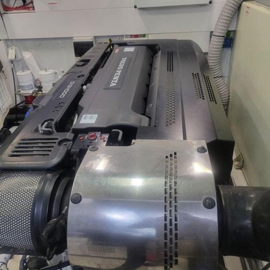 a close-up of a machine aboard JUST IN TIME Yacht for Sale