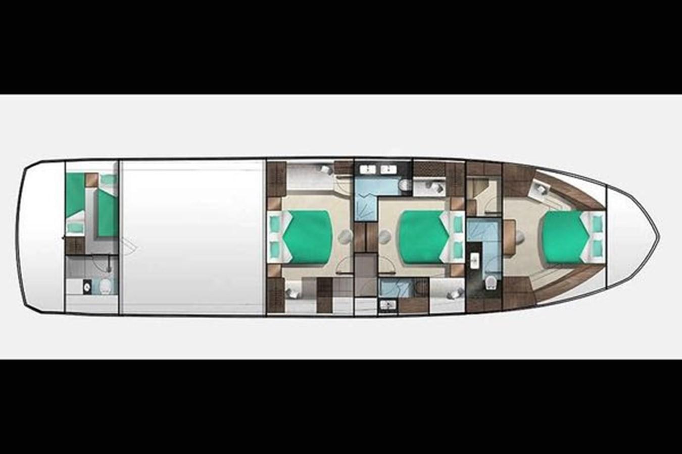 diagram aboard JUST IN TIME Yacht for Sale