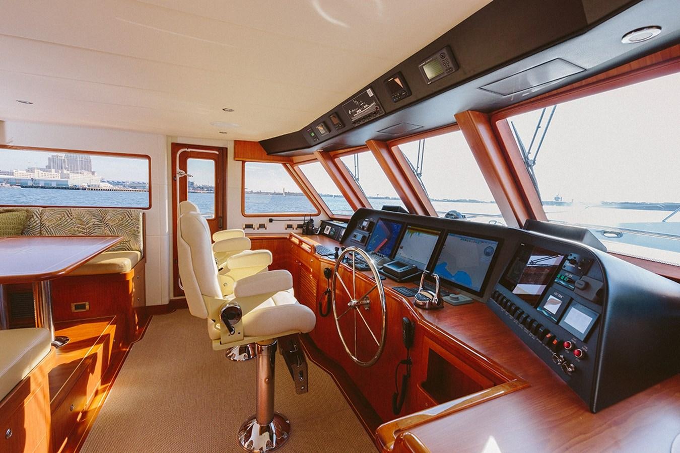 inside of a vehicle aboard 44 NORTH Yacht for Sale