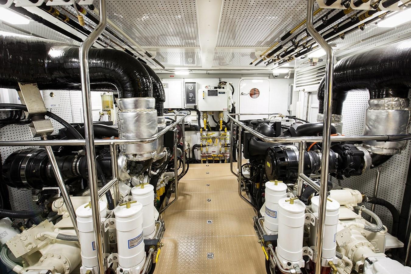 a large factory with many machines aboard 44 NORTH Yacht for Sale