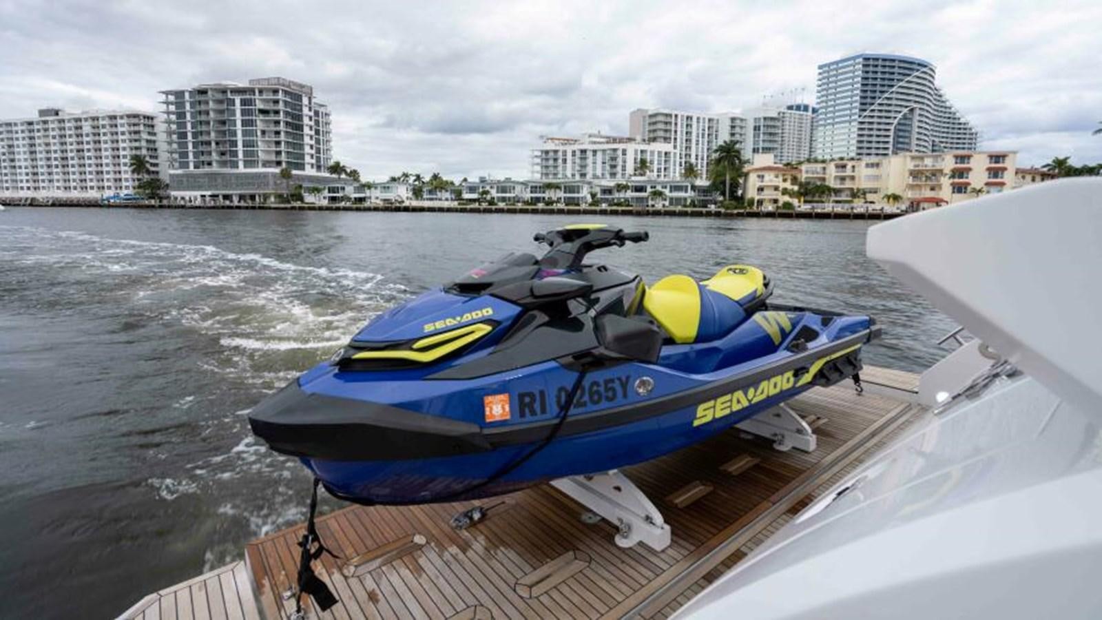 a boat on the water aboard LIQUID ASSET Yacht for Sale