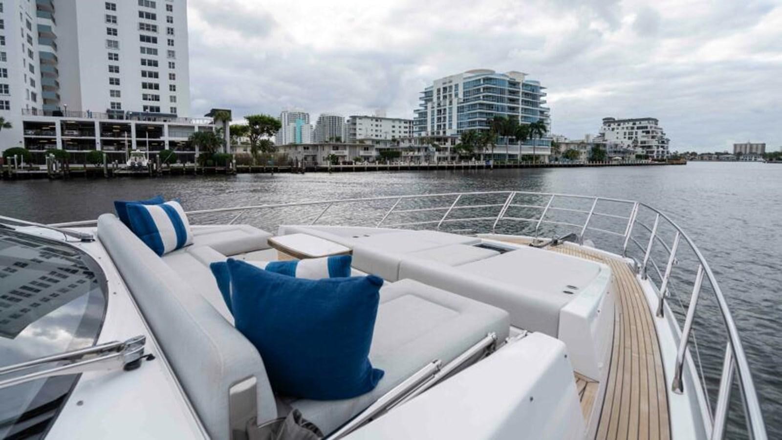 a boat on the water aboard LIQUID ASSET Yacht for Sale
