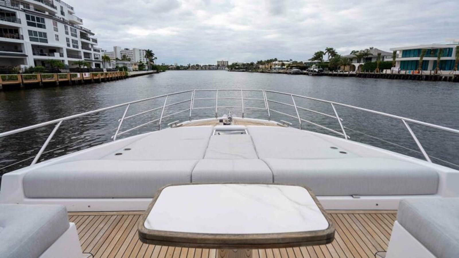 a boat on the water aboard LIQUID ASSET Yacht for Sale