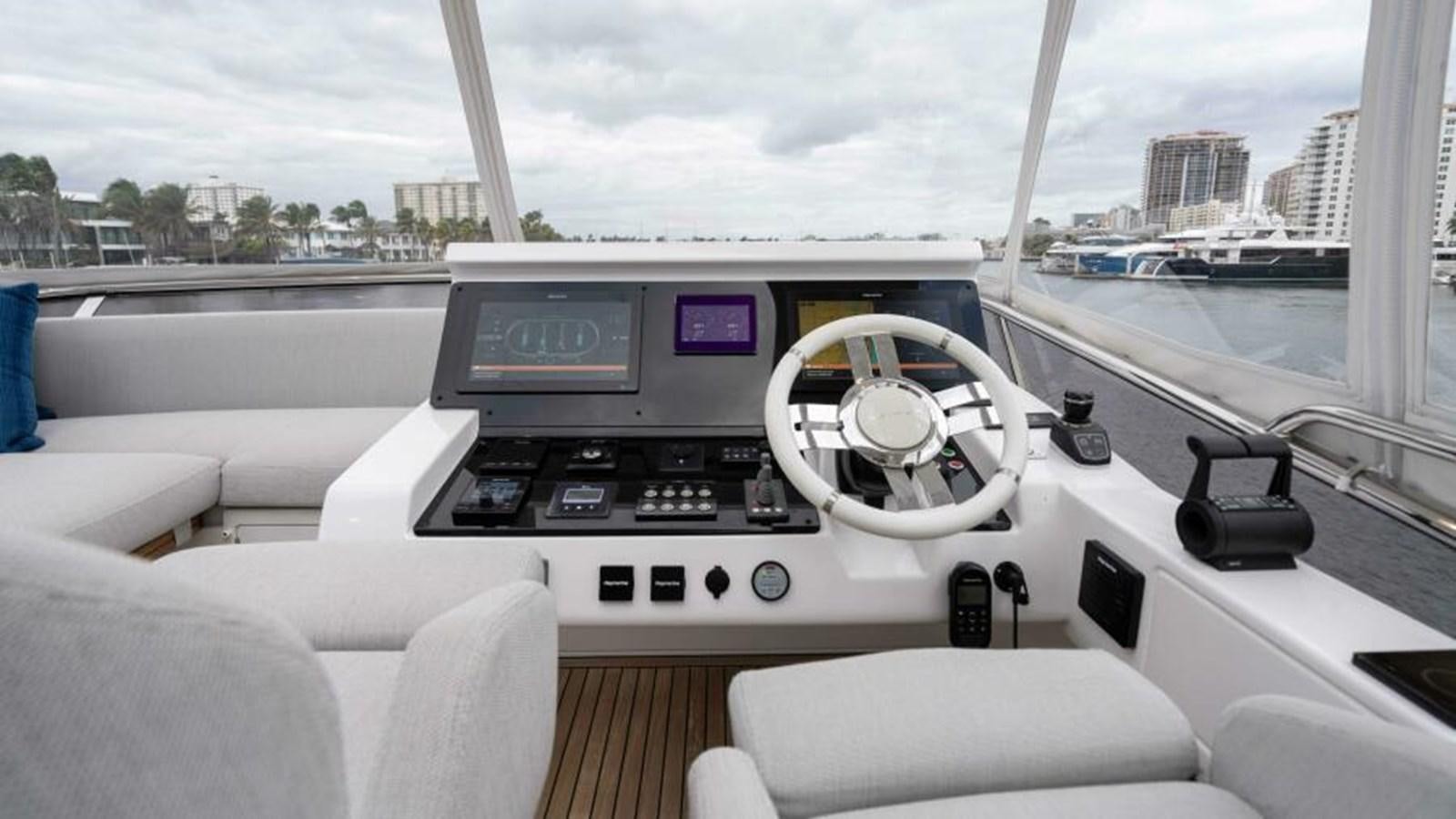 inside of a boat aboard LIQUID ASSET Yacht for Sale