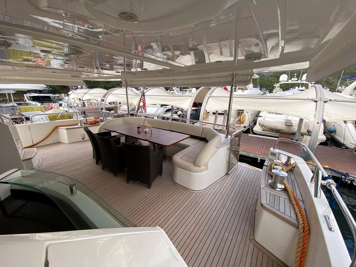 inside of a boat aboard 95 MY Yacht for Sale