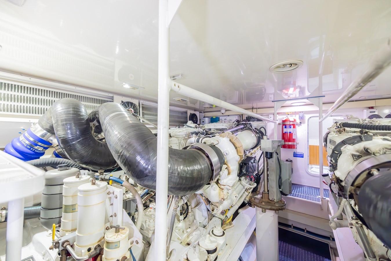 a close-up of a machine aboard STABILIZED Yacht for Sale