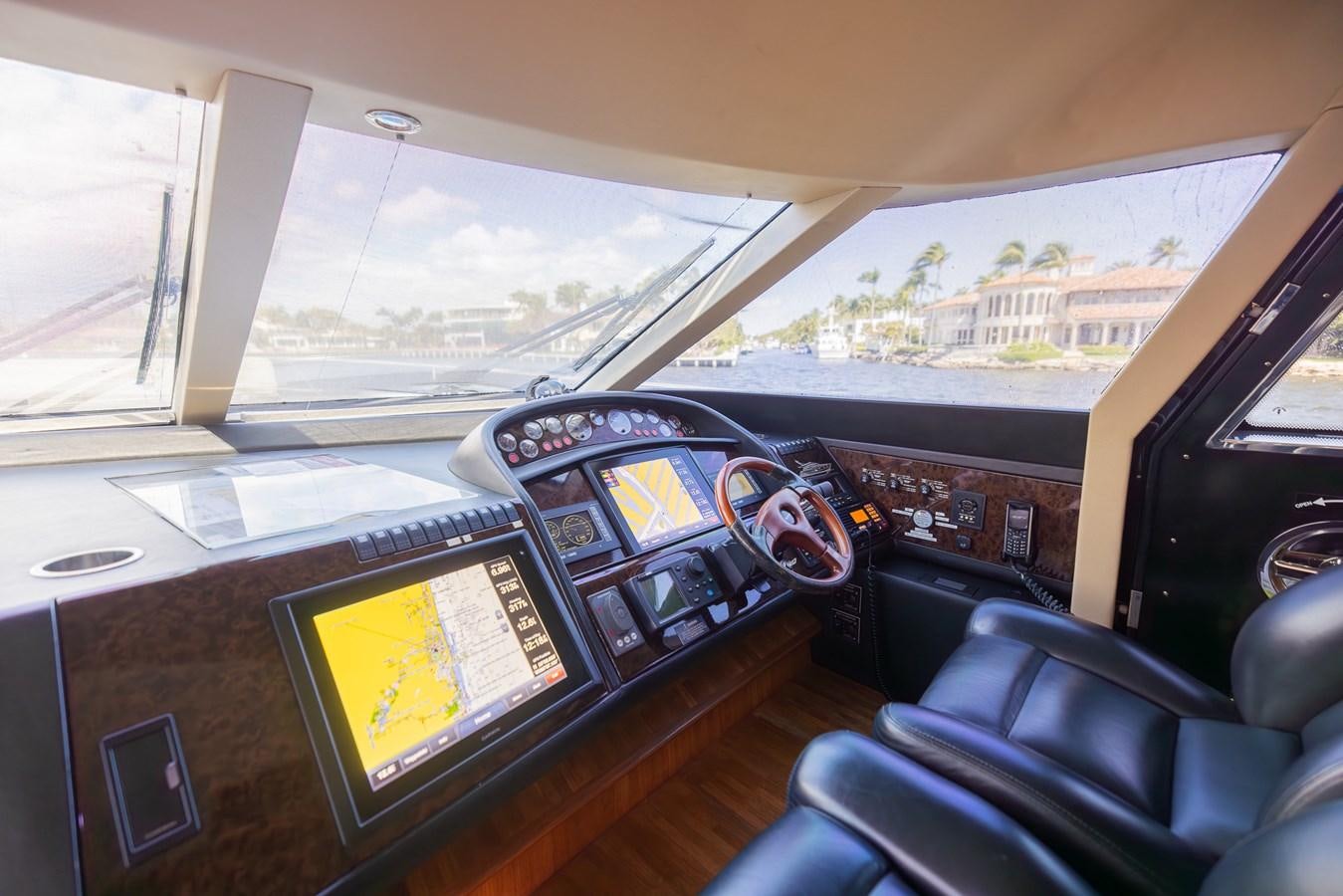 inside of a vehicle aboard ODYSSEA Yacht for Sale