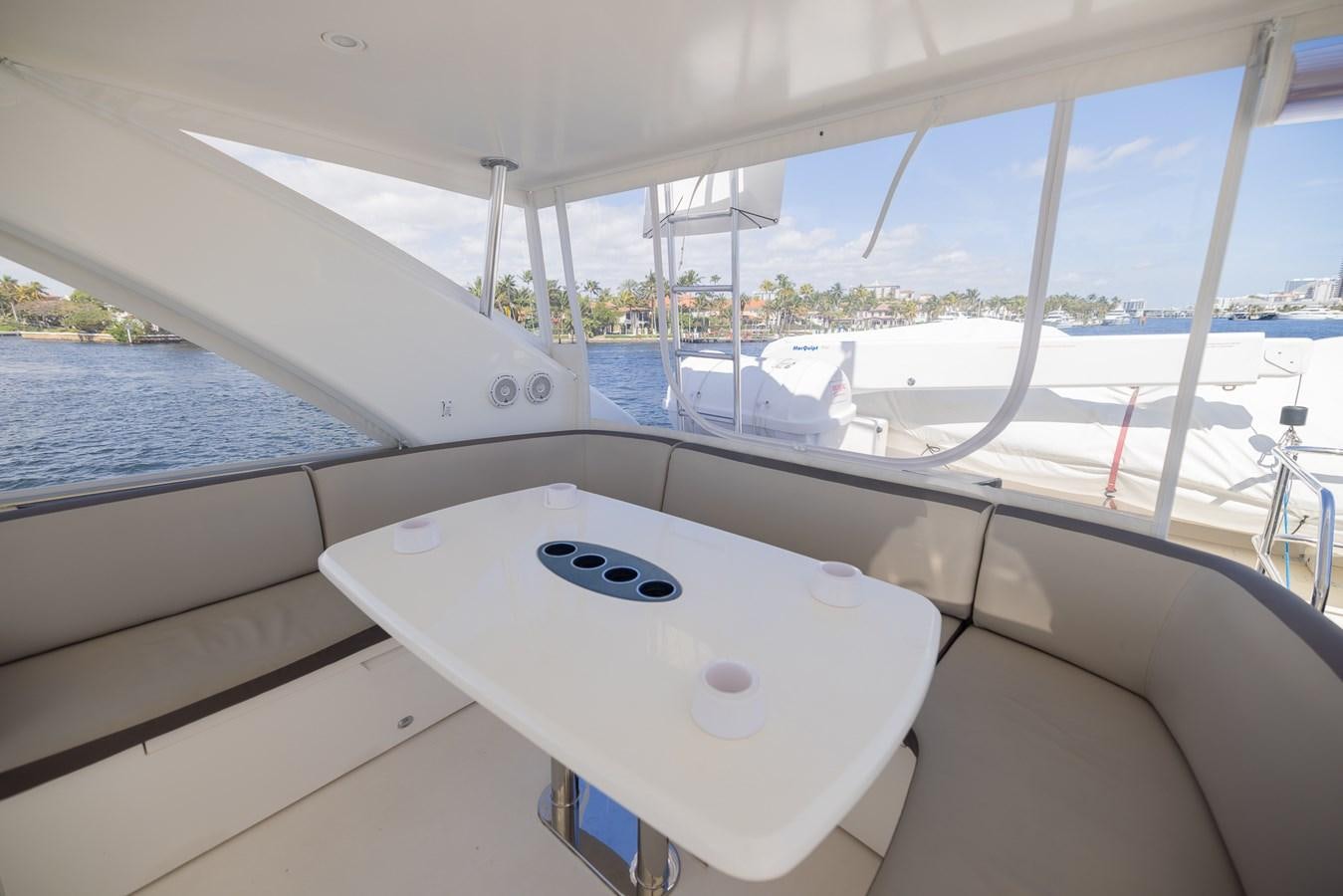 a boat with a circular object on the front aboard ODYSSEA Yacht for Sale
