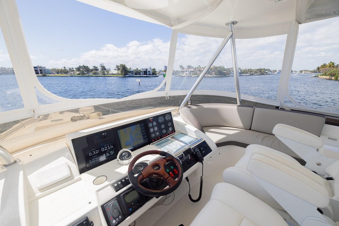 a cockpit of a plane aboard ODYSSEA Yacht for Sale