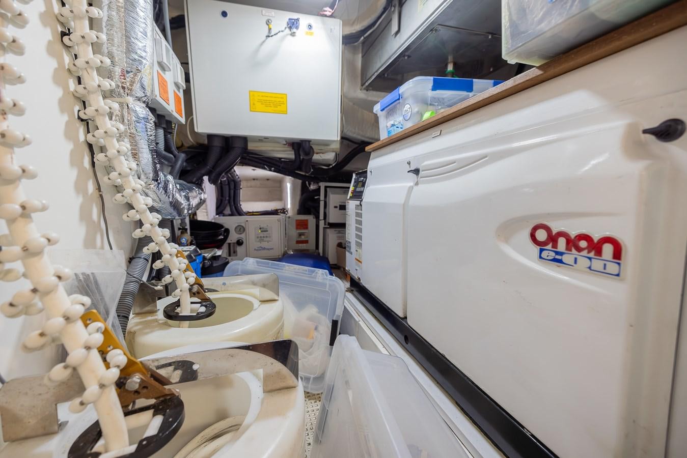 a close-up of a machine aboard ODYSSEA Yacht for Sale