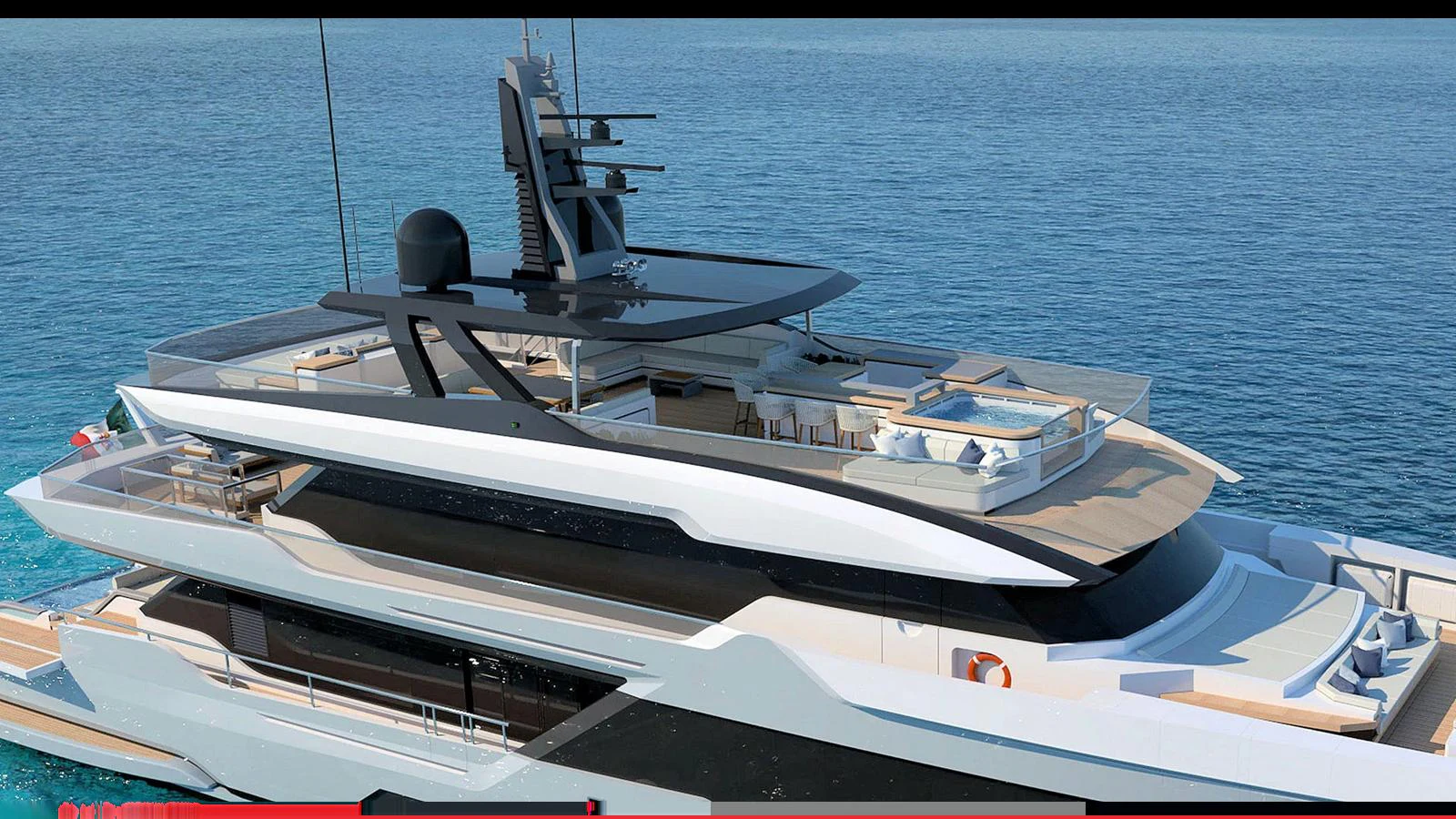 a boat on the water aboard 2024 INACE AVENTURA 164 Yacht for Sale