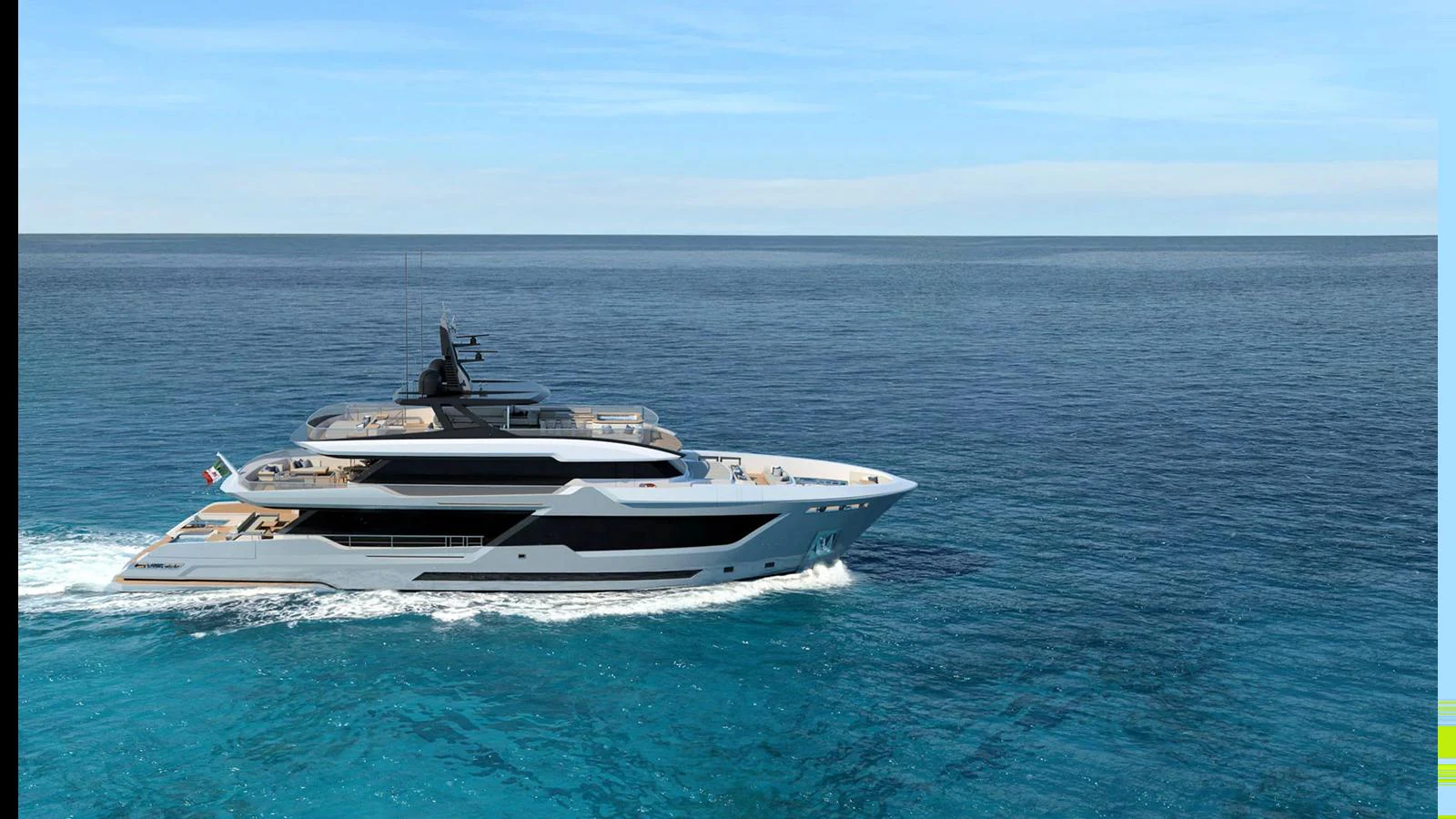 a boat on the water aboard 2024 INACE AVENTURA 164 Yacht for Sale