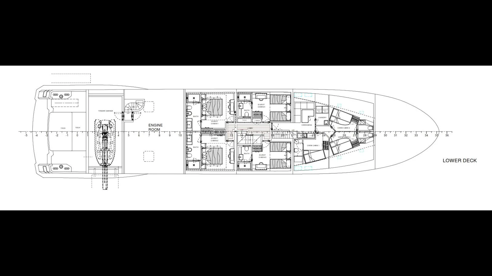 diagram aboard 2024 INACE AVENTURA 164 Yacht for Sale