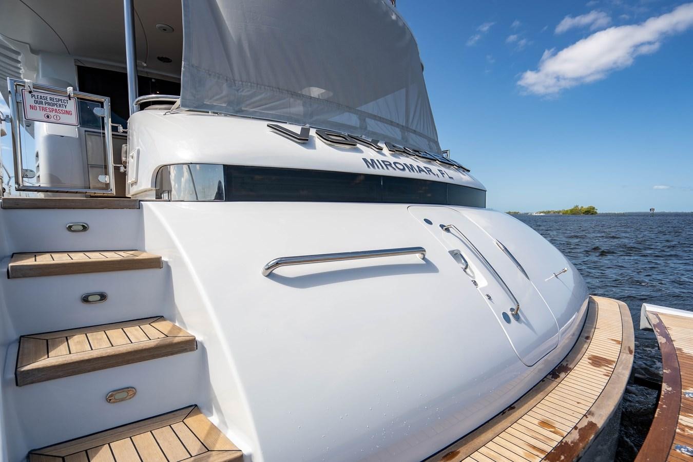 a boat on the water aboard VOYAGER Yacht for Sale