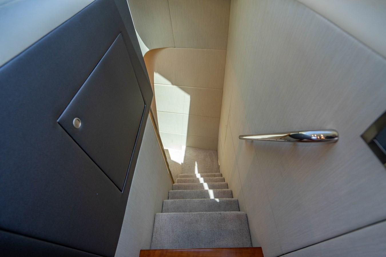 a door leading to a room aboard VOYAGER Yacht for Sale