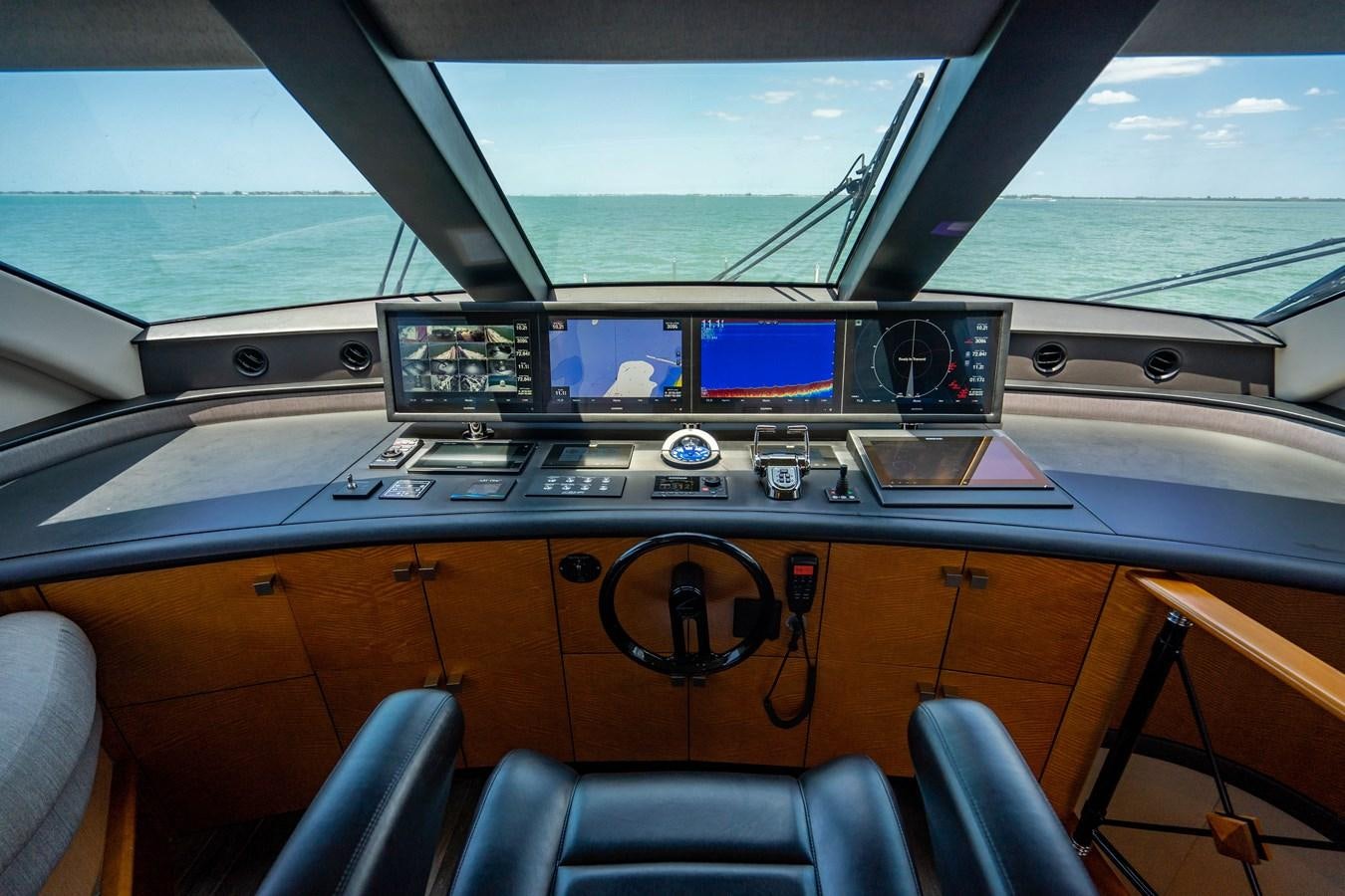 inside of a vehicle aboard VOYAGER Yacht for Sale