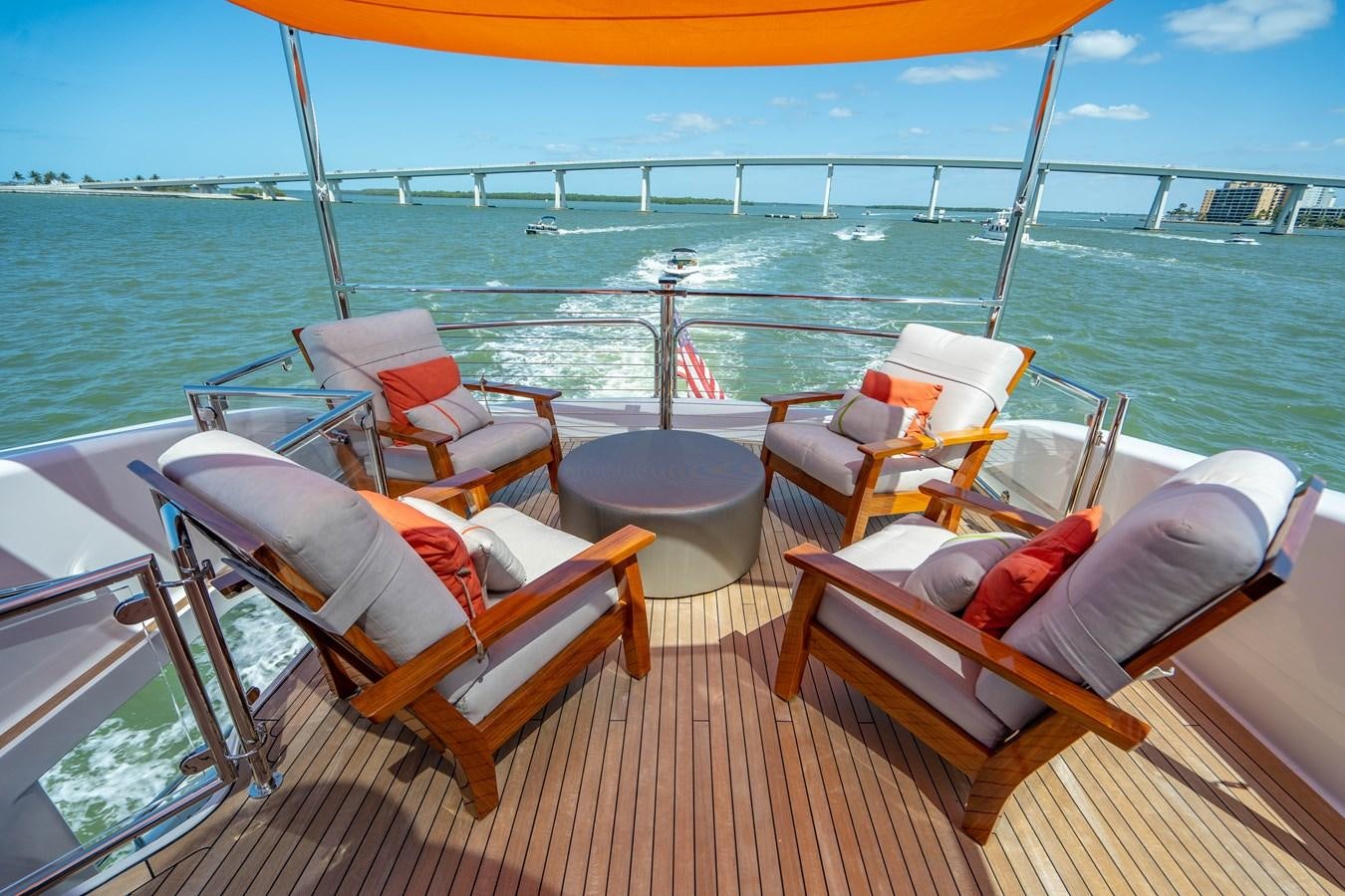 a boat on the water aboard VOYAGER Yacht for Sale