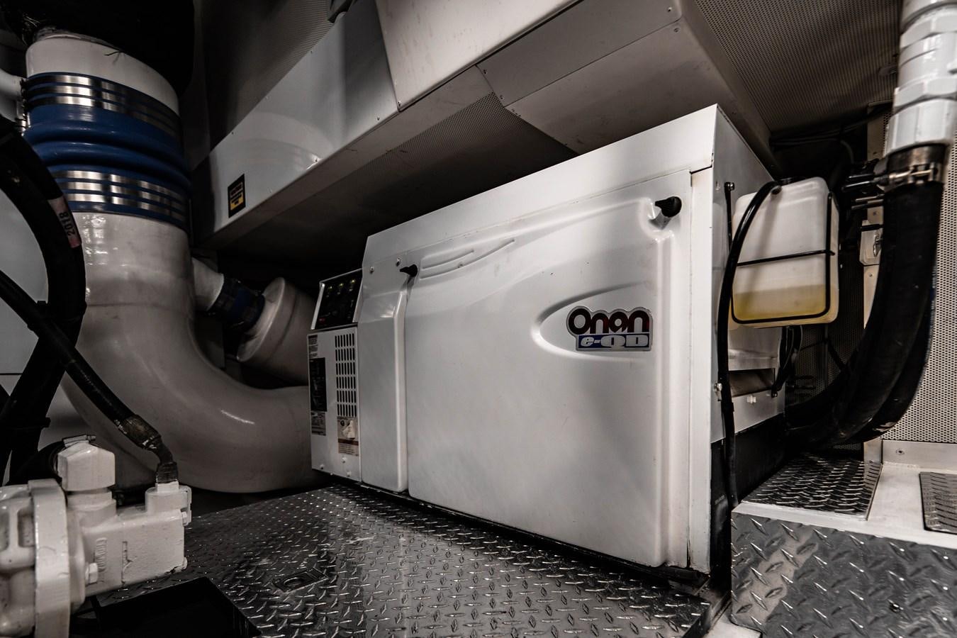 a large white machine aboard VOYAGER Yacht for Sale