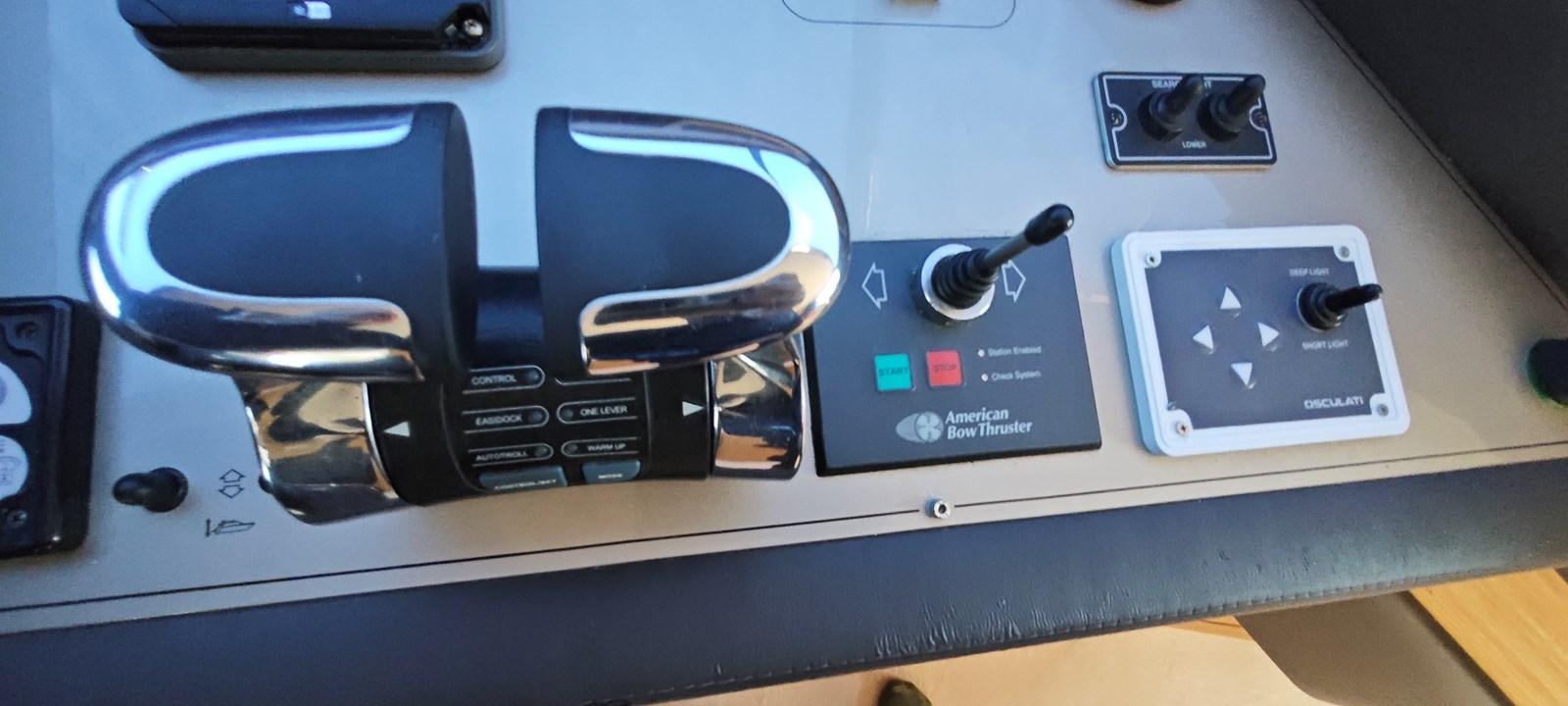 a close-up of a car aboard MAYBE NOT Yacht for Sale