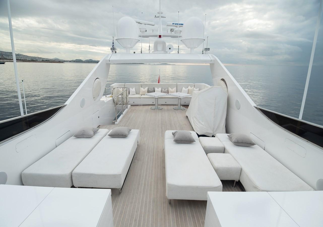 a boat on the water aboard XANAX Yacht for Sale