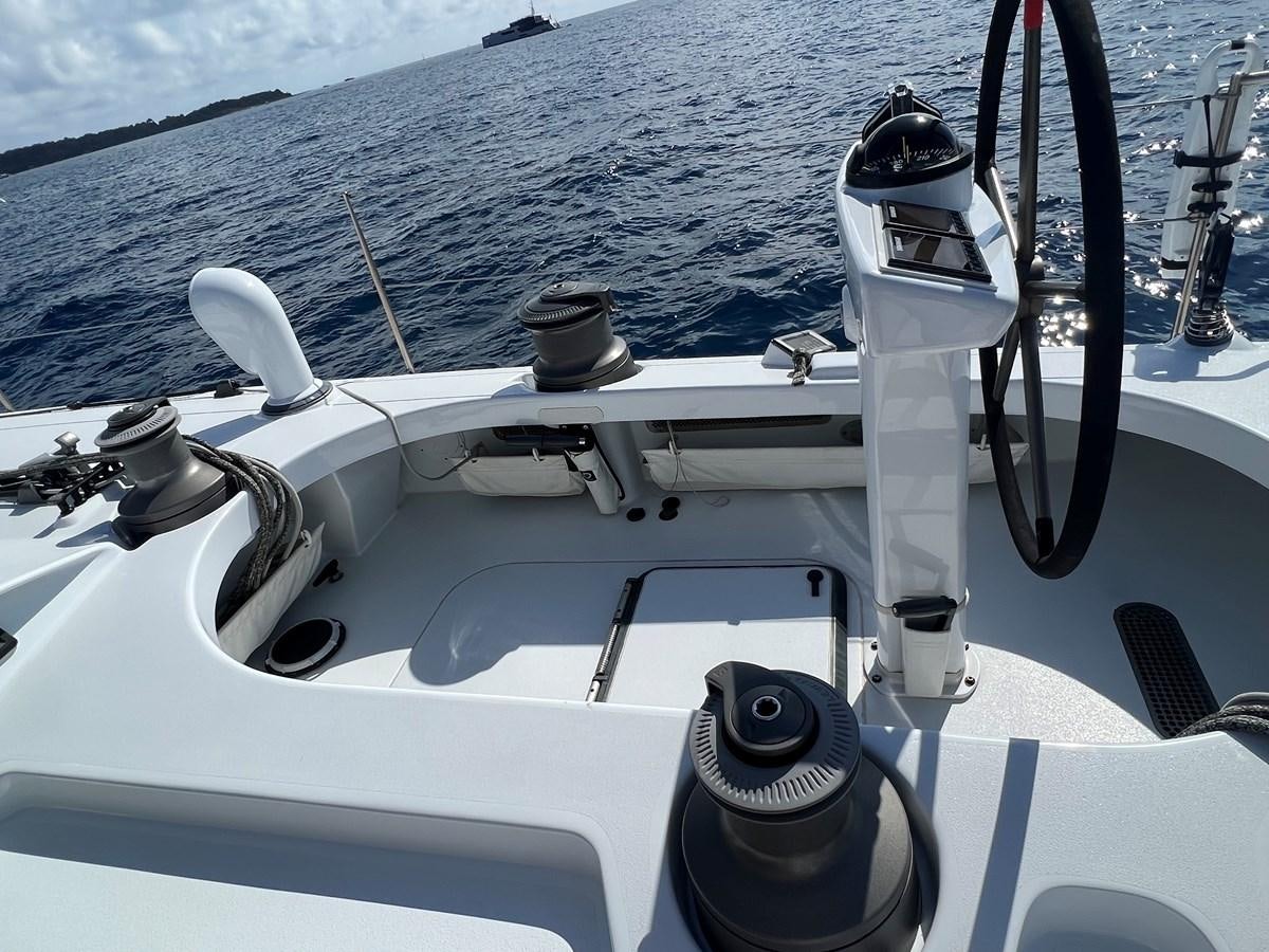 a boat on the water aboard MAGIC CAT Yacht for Sale