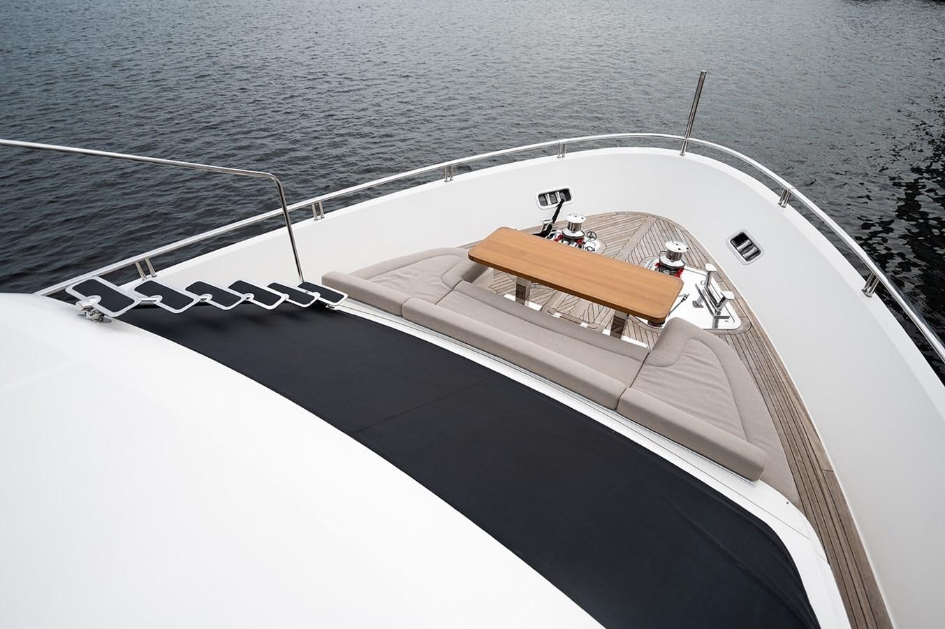 a high angle view of a boat aboard RYEN Yacht for Sale