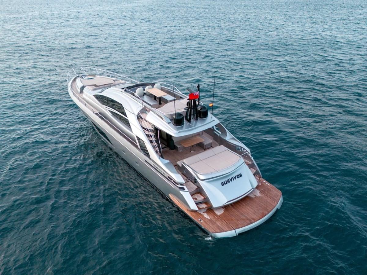 a boat in the water aboard SURVIVOR Yacht for Sale