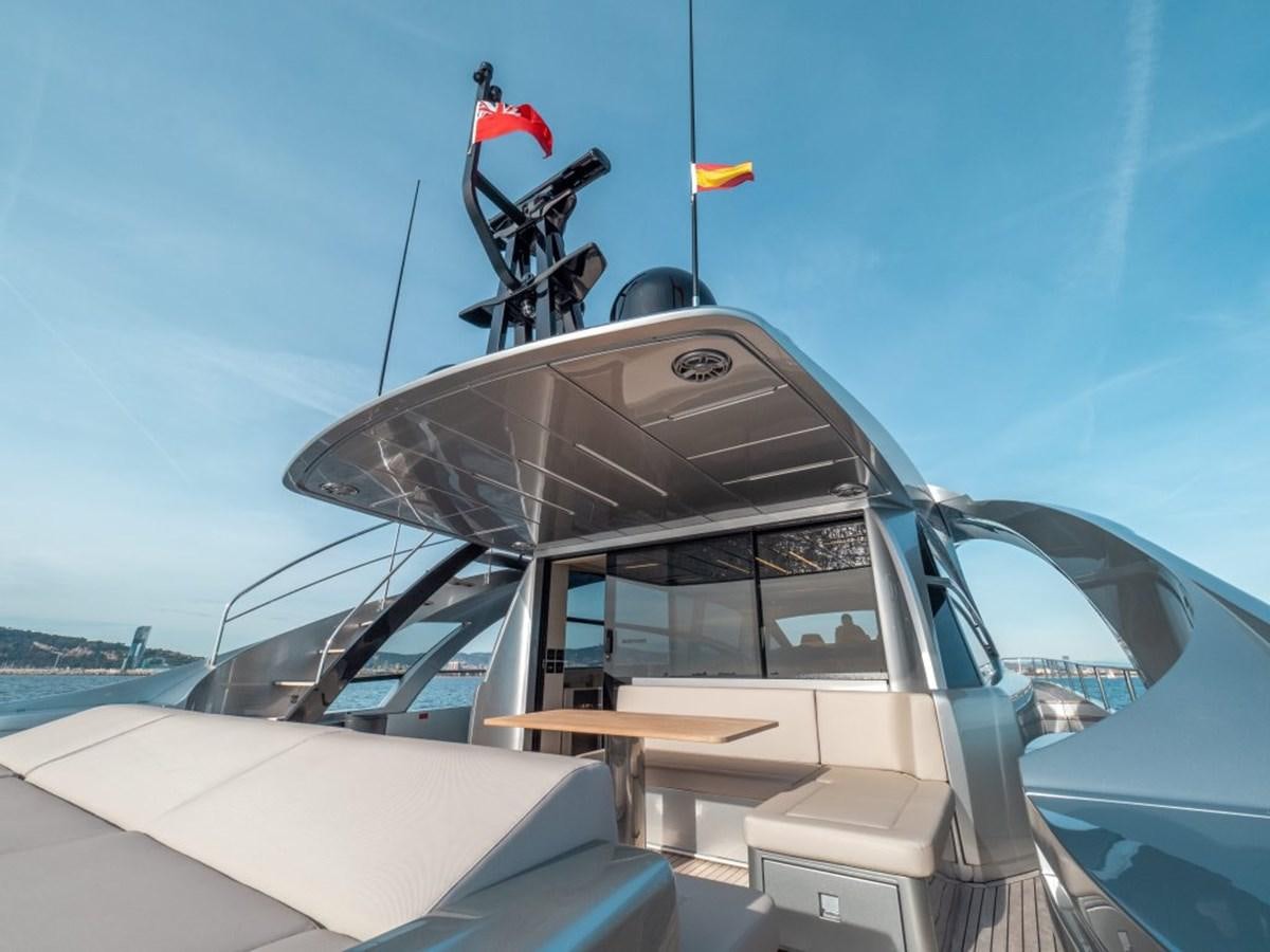 a person on a ladder on a plane aboard SURVIVOR Yacht for Sale