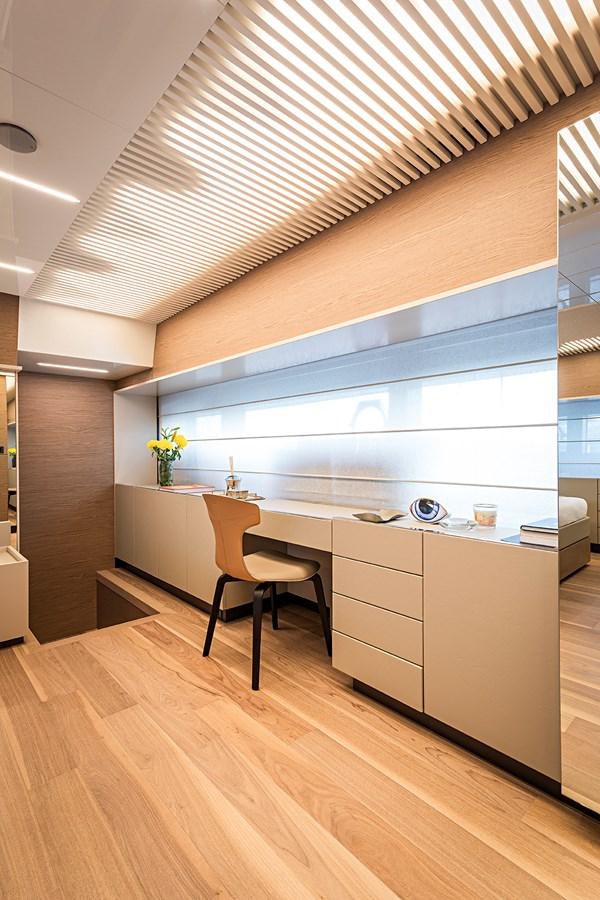 a room with a desk and a chair aboard ANINHA 1 Yacht for Sale