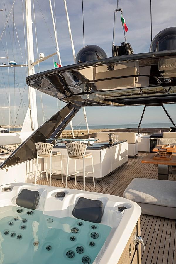 a boat on a deck aboard ANINHA 1 Yacht for Sale