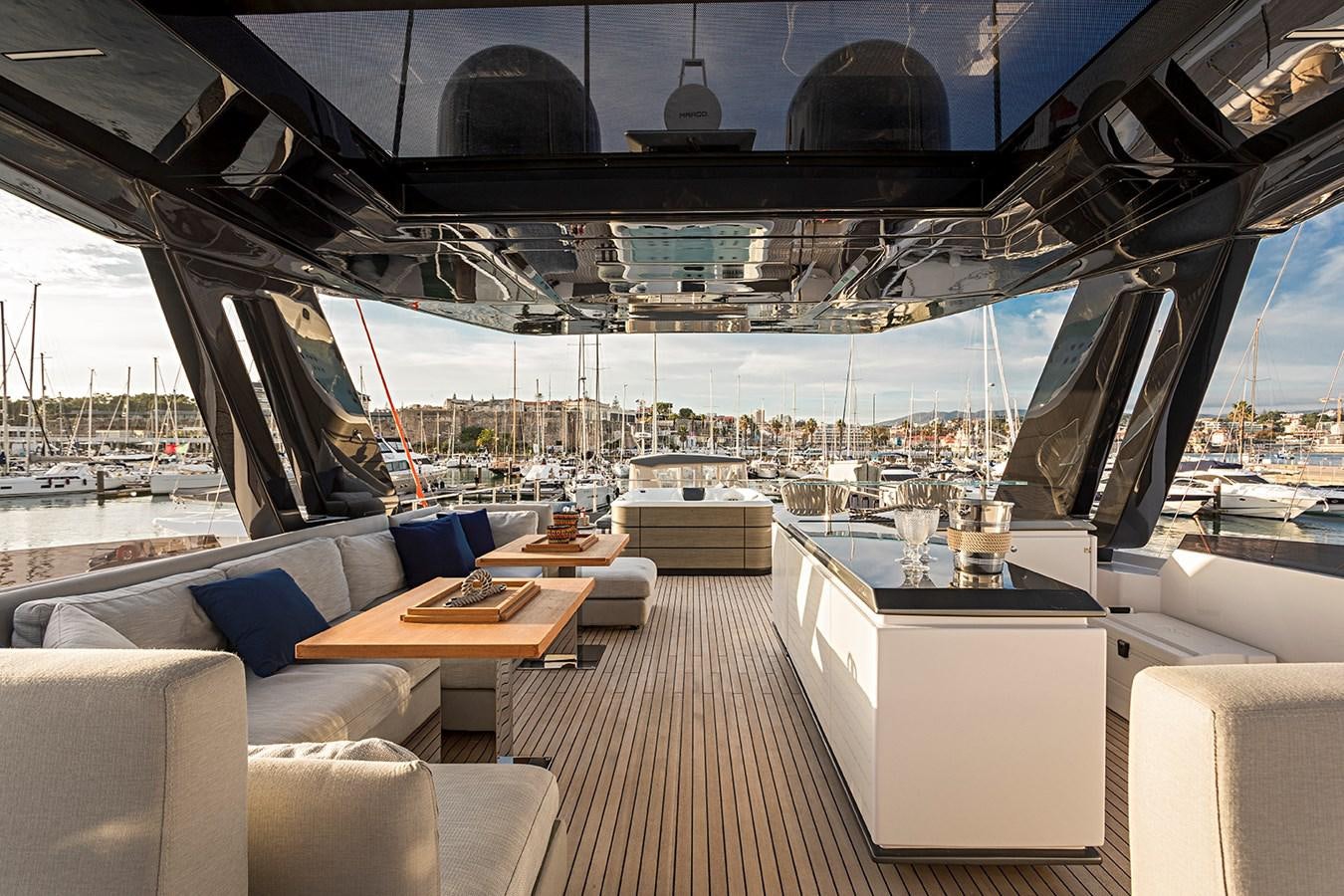 inside of a boat aboard ANINHA 1 Yacht for Sale