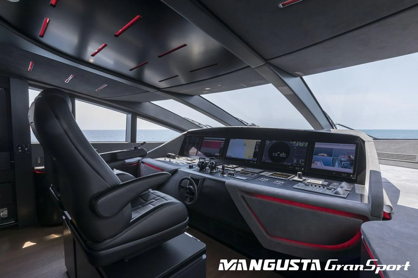 the inside of a car aboard RR Yacht for Sale