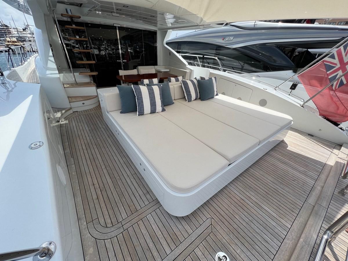inside of a car aboard MANGUSTA MAXIOPEN 94#2 - MISS BUBBLES - CAREFULLY USED Yacht for Sale